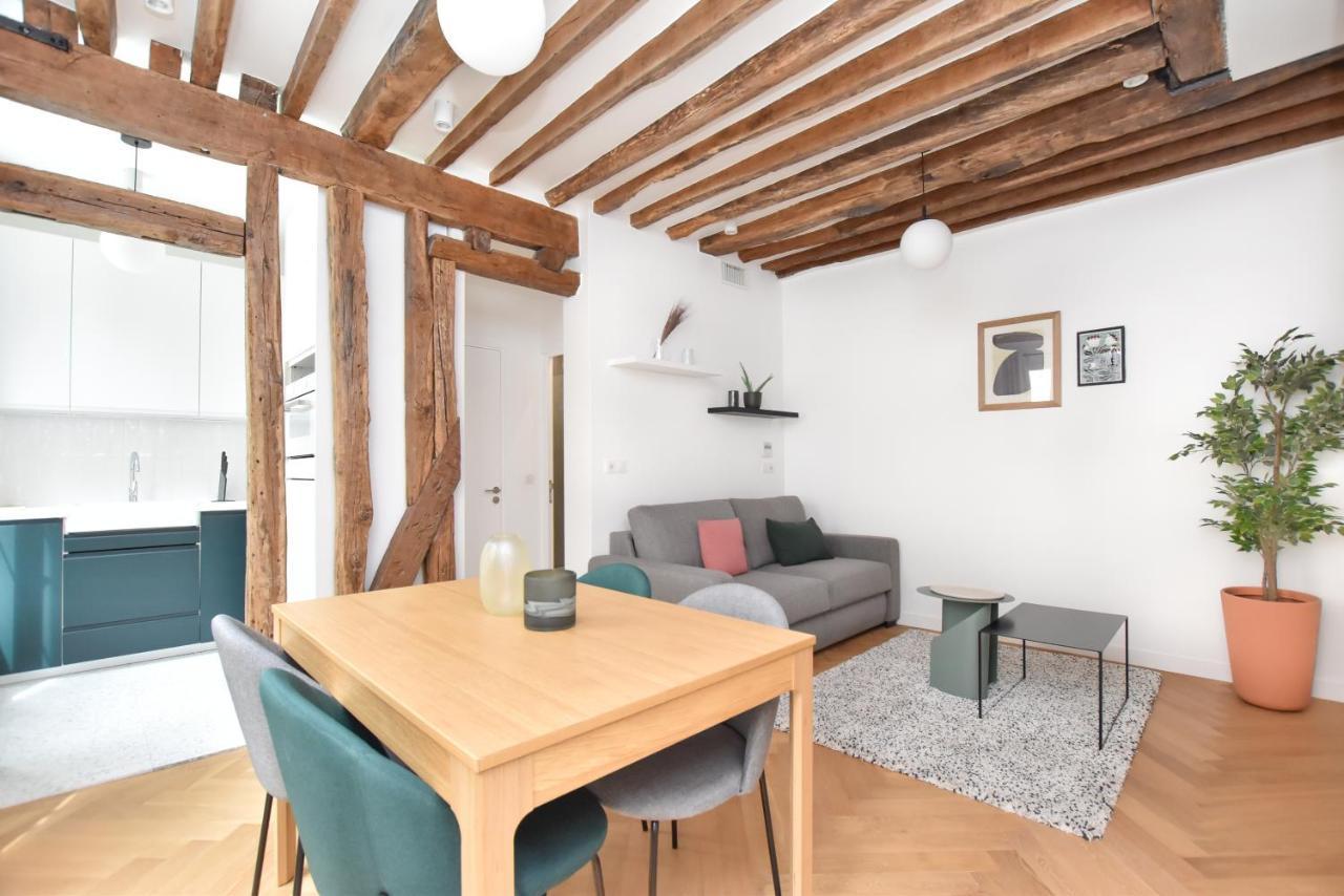 Authentic Apartment 1Br-4P Republique - Le Marais Paris Luaran gambar