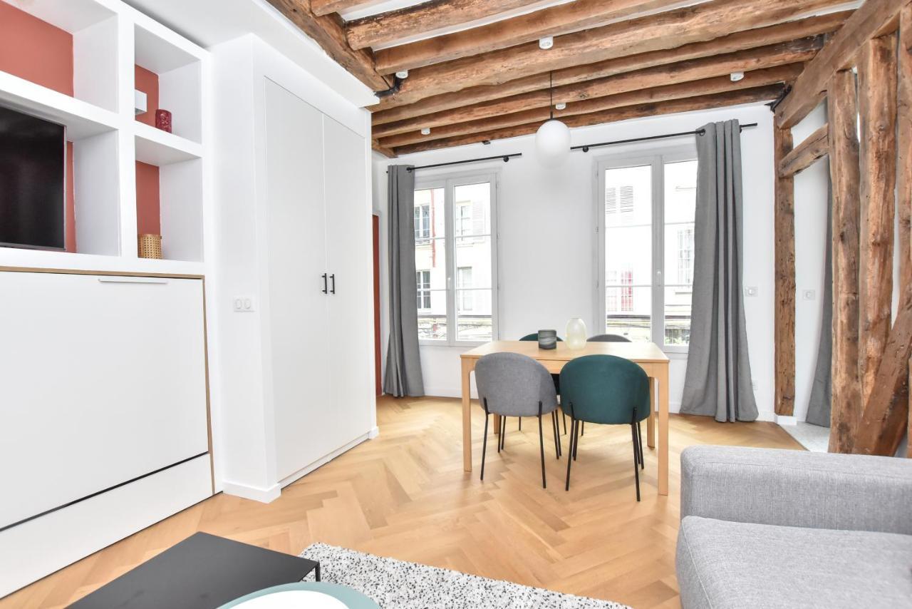Authentic Apartment 1Br-4P Republique - Le Marais Paris Luaran gambar
